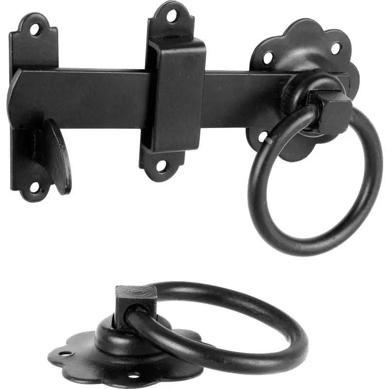 Ring Handled Gate Latch - 6 inch