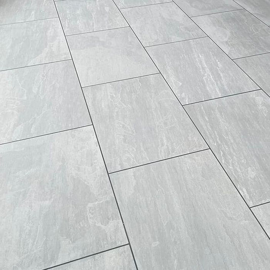 Porcelain Kandla Grey Slab Tiles - 20mil Thick 21.6sqm